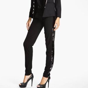 Michael kors sequin side stripe trouser dress pants 6